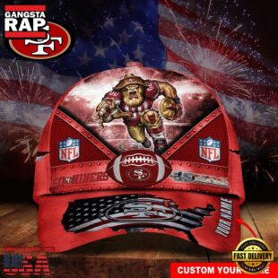 Custom Name San Francisco 49ers NFL Super Bowl LIX Baseball Cap