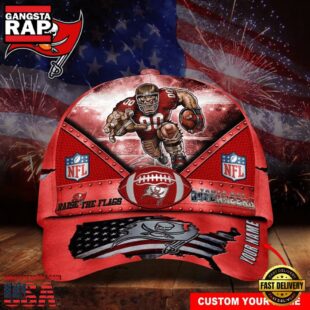 Custom Name Tampa Bay Buccaneers NFL Super Bowl LIX Baseball Cap