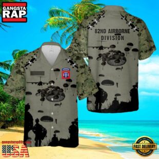 Custom Name Us Army 82Nd Airborne Division Hawaiian Shirt