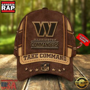 Custom Name Washington Commanders Nfl Team Sport Baseball Cap