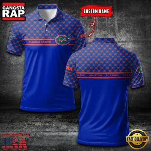 Custom NCAA Florida Gators Team Logo Pattern Polo Shirt