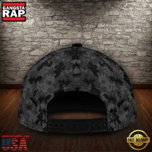 Custom NFL Baltimore Ravens Best Dad Camo All Over Print 3D Classic Cap