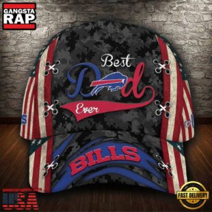 Custom NFL Buffalo Bills Best Dad Ever All Over Print 3D Classic Cap