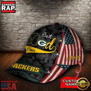 Custom NFL Green Bay Packers Best Dad Ever All Over Print 3D Classic Cap