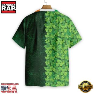 Customize Name Irish Saint Patrick Day 3D All Over Printed Hawaii Shirt