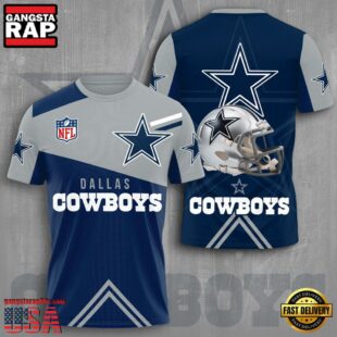 Dallas Cowboys Football All Over Print T-Shirt For Fans