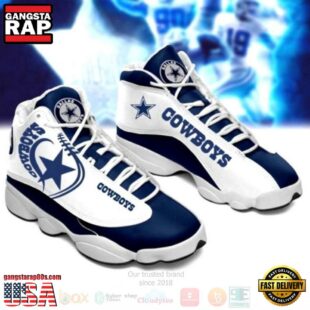 Dallas Cowboys Football Team NFL Air Jordan 13 Shoes - Gift For Fans