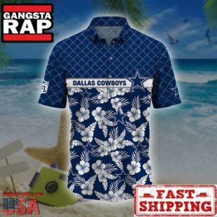 Dallas Cowboys NFL Palm Leaves Hawaiian Shirt