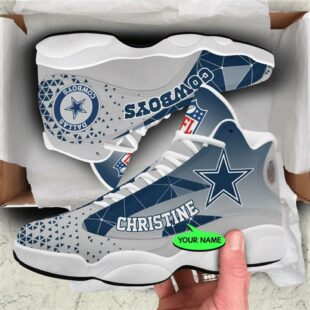 Dallas Cowboys NFL Personalized Jordan 13 Shoes