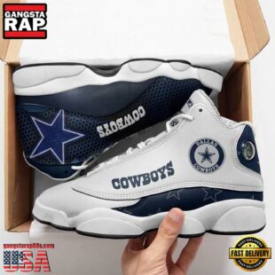 Dallas Cowboys NFL Ver 4 Air Jordan 13 Sneaker - Gift For Fans