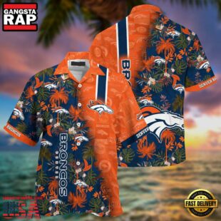 Denver Broncos NFL Football Summer Hawaiian Shirt