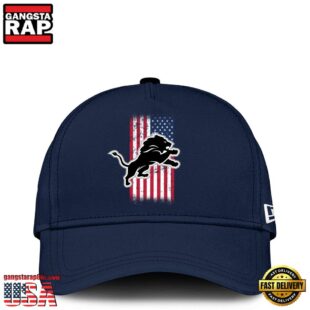 Detroit Lions Happy 4th of July Baseball Cap