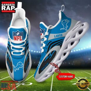 Detroit Lions NFL Limited New Design Max Soul Shoes