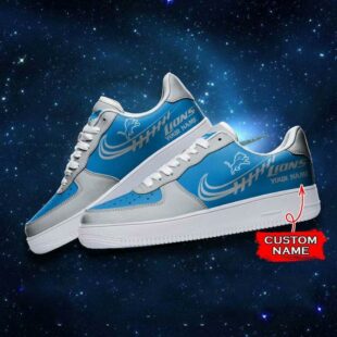 Detroit Lions NFL Personalized Air Force Sneaker