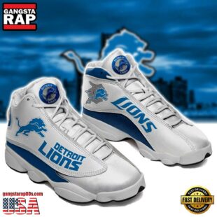 Detroit Lions NFL Ver 3 Air Jordan 13 Sneaker - Gift For Fans