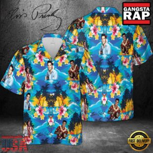 Elvis Presley 2025 Bold and Bright Hawaiian Shirt