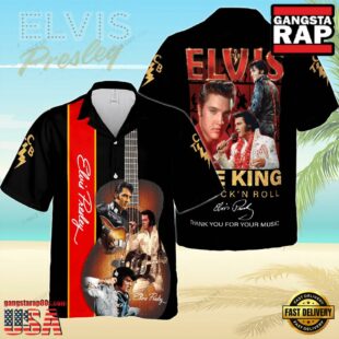 Elvis Presley 2025 Bold Rock Style Hawaiian Shirt