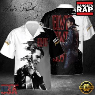 Elvis Presley 2025 King of Rock Hawaiian Shirt