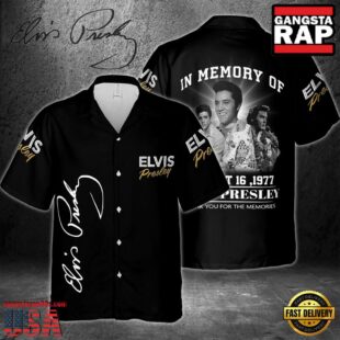 Elvis Presley 2025 Retro Style Hawaiian Shirt with Allure