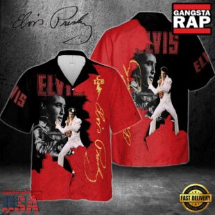 Elvis Presley 2025 Rocker Spirit Hawaiian Shirt