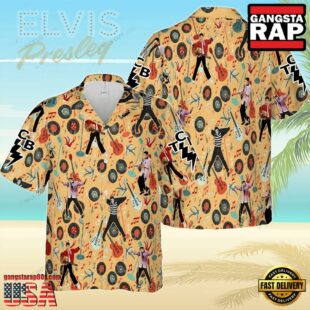 Elvis Presley Signature Aloha Hawaiian Shirt