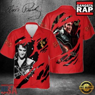 Elvis Presley Step Back in Time in Style Hawaiian Shirt