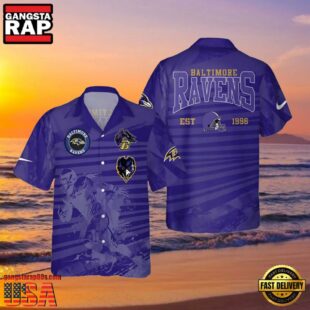 Est 1996 Ravens Hawaiian Shirt