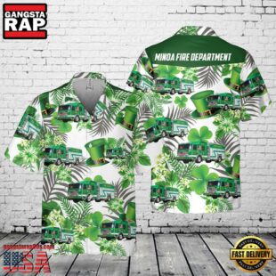 Fire Department St. Patrick'S Day Hawaiian Shirt