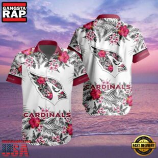 Floral Hibiscus Arizona Cardinals Hawaiian Shirt