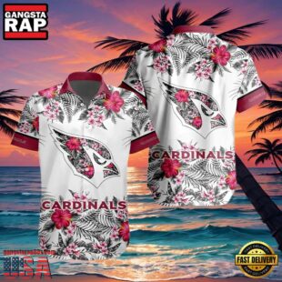 Floral Hibiscus Arizona Cardinals Hawaiian Shirt