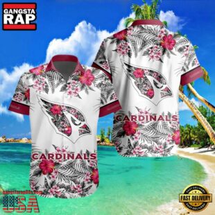 Floral Hibiscus Arizona Cardinals Hawaiian Shirt