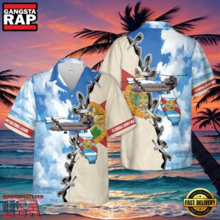 Florida U.S. Army National Guard Summer Hawaiian Shirt