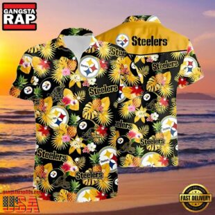 Football Team Vacation Pittsburgh Steelers Hawaiian Shirt