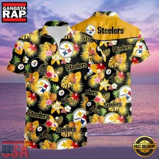 Football Team Vacation Pittsburgh Steelers Hawaiian Shirt