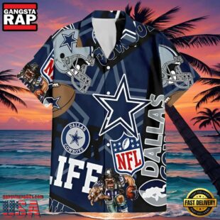 For Life Dallas Cowboys Hawaiian Shirt