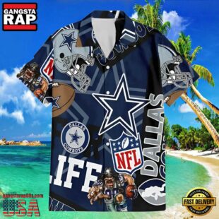 For Life Dallas Cowboys Hawaiian Shirt