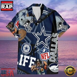 For Life Dallas Cowboys Hawaiian Shirt