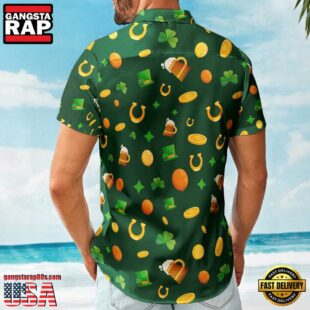 Funny Happy St Patrick'S Day Custom Photo Hawaiian Shirts