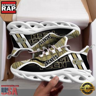 Georgia Tech Yellow Jackets NCAA Clunky Max Soul Shoes Gift For Men Women