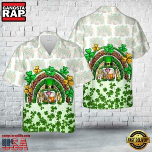 Gnomies Beer St. Patrick'S Day Hawaiian Shirt