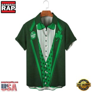 Gold Golden Irish St. Patrick'S Day 3D Hawaiian Shirt