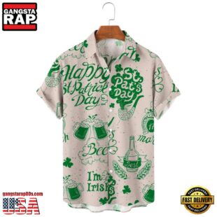 Gold Golden Irish St. Patrick'S Day 3D Hawaiian Shirt