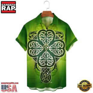 Gold Golden Irish St. Patrick'S Day 3D Hawaiian Shirt