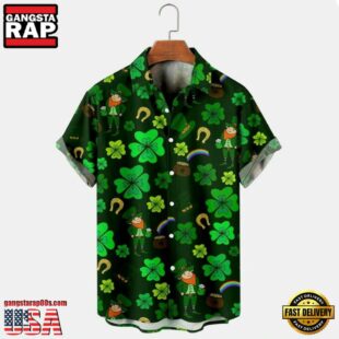 Gold Golden Irish St. Patrick'S Day 3D Hawaiian Shirt