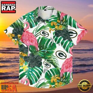 Green Bay Packers Flamingo Shirt