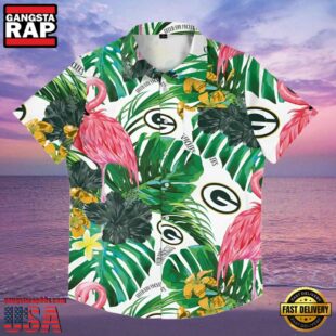 Green Bay Packers Flamingo Shirt