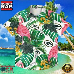 Green Bay Packers Flamingo Shirt