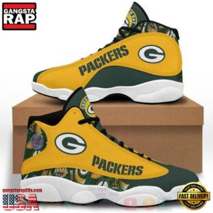 Green Bay Packers Football NFL Air Jordan 13 Shoes 2 - Gift For Fans