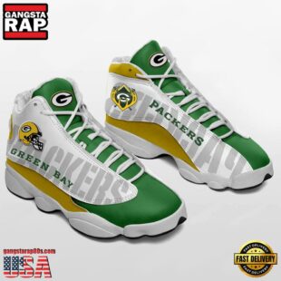 Green Bay Packers NFL Ver 2 Air Jordan 13 Sneaker - Gift For Fans