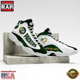 Green Bay Packers NFL Ver 4 Air Jordan 13 Sneaker - Gift For Fans